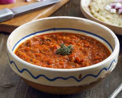टमाटर लहसुन की चटनी - Tomato Garlic Chutney (Recipe In Hindi)