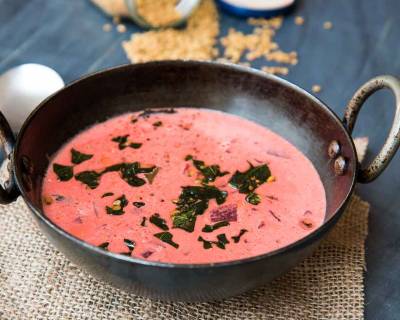 Beetroot Stew with Coconut Milk Recipe (With a South Indian Flavor)