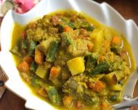 Mixed Vegetable Kurma Recipe - Vegetables in Spicy Coconut Curry
