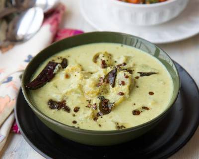 Kuruku Kaalan Recipe - Raw Bananas in Coconut Curry 