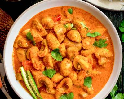 Odia Chatu Besara Recipe (Mushrooms in Spicy Mustard Curry)