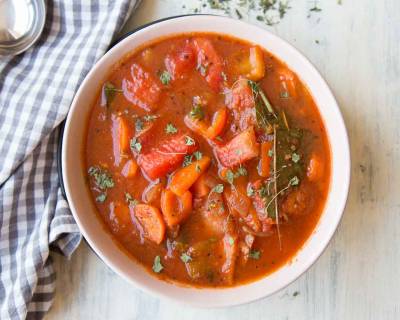 Spiced Watermelon Curry Recipe With Carrots & Peppers