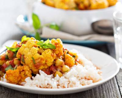 Tandoori Chickpea & Cauliflower Curry Recipe (Vegan Curry)