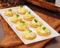 Herbed Egg Canapé Recipe with Dijon Mustard