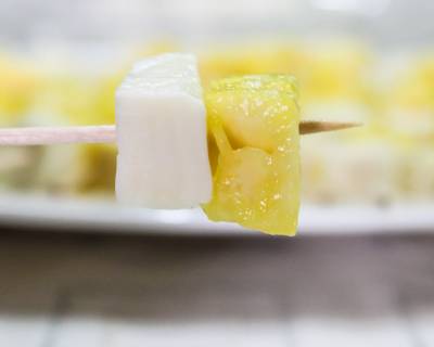 Pineapple And Cheese Skewers Recipe