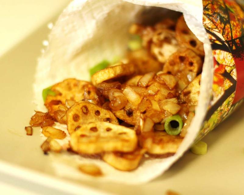 Soy Glazed Renkon Chips Recipe - Crispy Lotus Root