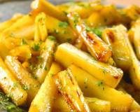 Stir Fried Honey Parsnip Recipe With Herbs