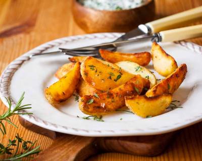 Baked Potato Wedges Recipe