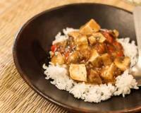Tofu Mushroom Curry Recipe in Ginger Mustard Sauce
