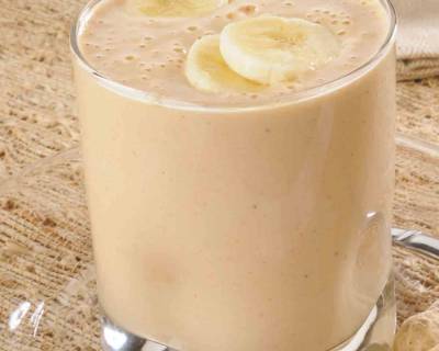 Peanut Butter Oats & Banana Smoothie Recipe