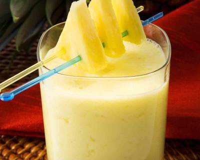 Piña Colada Recipe (Pineapple with Coconut Milk Mocktail)