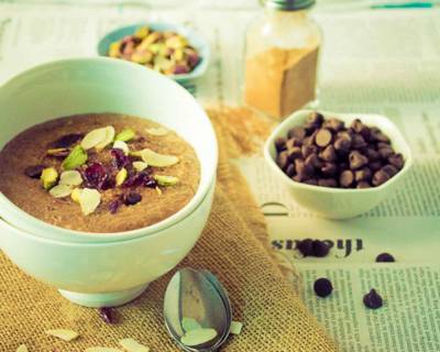 Chocolate Chip Oat Bran Cereal Recipe With Fruits & Nuts