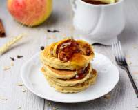 Oatmeal Pancake Recipe With Cinnamon & Almonds