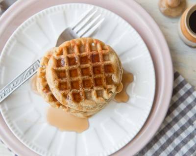 Whole Wheat Buttermilk Vanilla Waffles Recipe