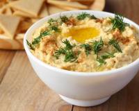 क्लासिक हमस रेसिपी - Classic Homemade Hummus Recipe With Lemon And Coriander