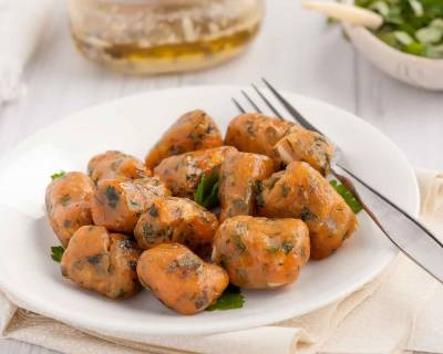 Sweet Potato Gnocchi Recipe With Garlic And Herb Butter