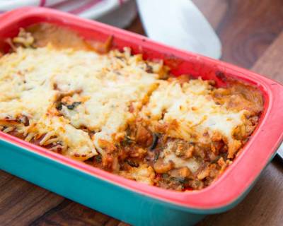 Vegetarian Moussaka with Mushrooms Sauce Recipe