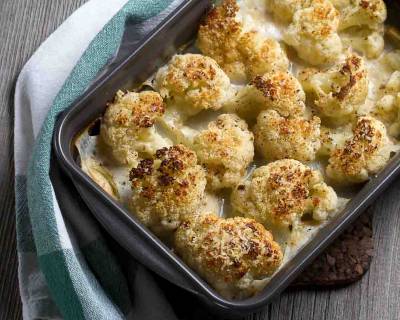 Cauliflower Au Gratin Recipe - French Style Cauliflower & Cheese Bake