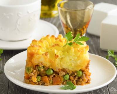 Rustic Cottage Pie With Mushroom Sauce Recipe