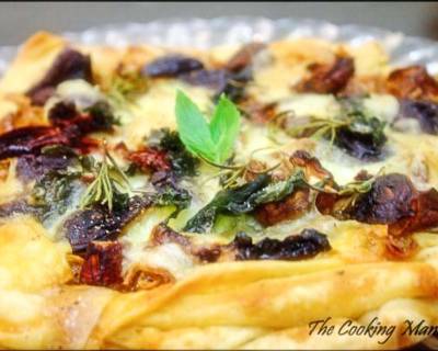 Sundried Tomatoes And Shiitake Mushroom Quiche Recipe