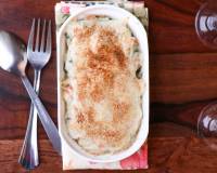 Vegetable Au Gratin with Cauliflower Carrots and Beans