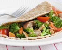 Whole Wheat Crepe Recipe With Herbed Vegetables