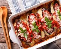 Italian Baked Eggplant in Tomato & Parmesan - Melanzane alla Parmigiana Recipe