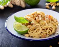 Peanut & Ginger Pasta With Vegetables & Lime Recipe 
