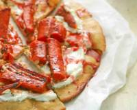 Harissa Roasted Carrot Pizza With Pomegranate Sauce & Greek Yogurt Recipe
