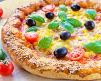 Pizza With Soy And Corn Recipe