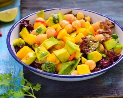 Mango, Avocado And Chickpea Salad Recipe