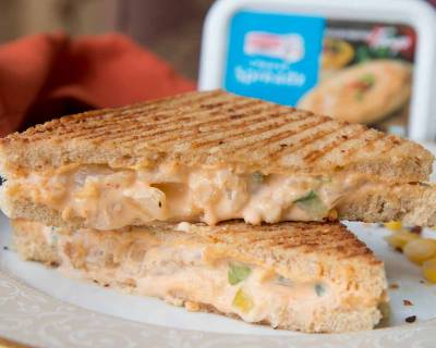 Grilled Paneer Pineapple Sandwich Recipe