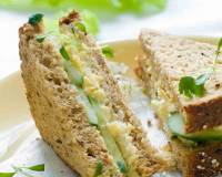 Scrambled Egg Sandwich Recipe With Cucumber