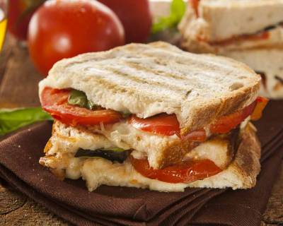 Grilled Tomato Cheese Sandwich Recipe