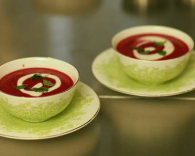 Beets & Yogurt Soup Recipe by Chef Vikas Khanna