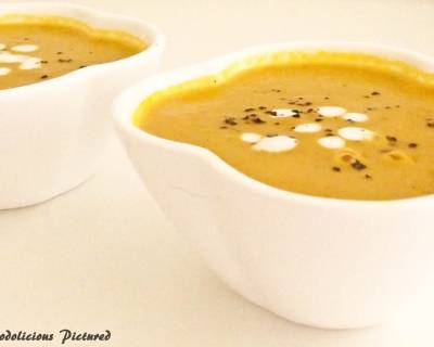 तीखा गाजर प्याज का सूप रेसिपी - Spiced Carrot And Onion Soup Recipe