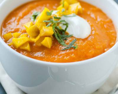 Sweet Potato, Celery & Peanut Soup Recipe