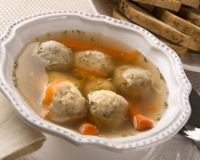 Vegetarian Tofu Matzo Ball Soup Recipe