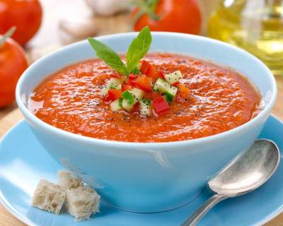 Watermelon Cucumber Gazpacho Recipe