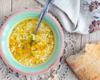 Israeli Couscous Minestrone Soup Recipe