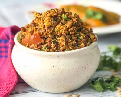 Sprouted Horse Gram Thoran Recipe - No Onion No Garlic