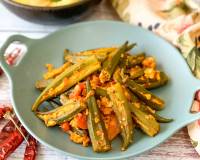 Paneer Stuffed Bhindi Masala Recipe