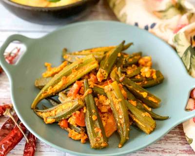 Paneer Stuffed Bhindi Masala Recipe