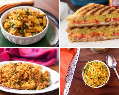 Weekly Recipes For Beginners - Tomato Rice, Spicy Grilled Potato Sandwich And Much More 