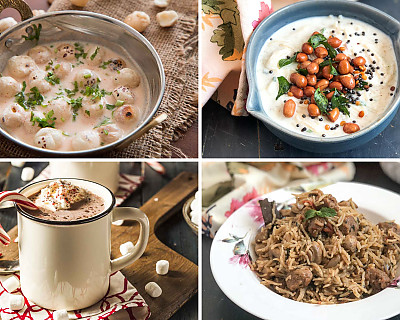 Weekly Meal Plan - Cury Semiya, Hot Chocolate, Makhana Raita, and More
