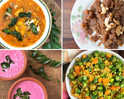 Weekly Meal Plan - Beetroot Buttermilk, Pineapple Rasam, Atte Ka Halwa, and More