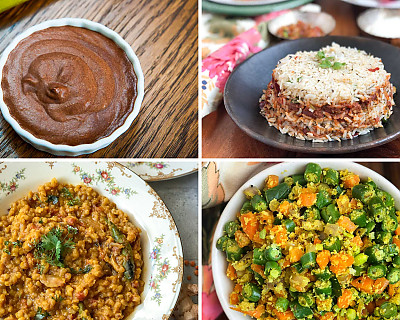 Weekly Meal Plan - Homemade Naan, Ghee Rice, Stuffed Bhindi, and More