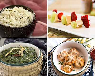 Weekly Meal Plan - Jeera rice, Veg Momos, Potato Gratin, and More