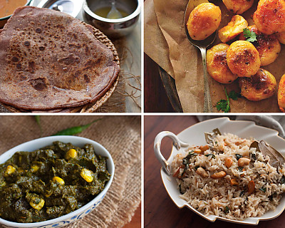 Weekly Meal Plan - Kesar Chai, Dal Paratha, Coconut Milk Pulao, and More