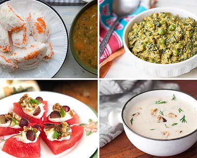 Weekly Meal Plan - Cheese Idli, Watermelon Pizza, Mushroom Soup, and More